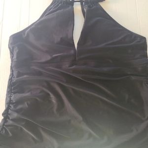 Black swim top